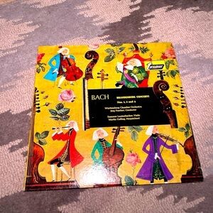 Bach’s Brandenburg Concerti Numbers 1, 2 and 3 vintage vinyl record
